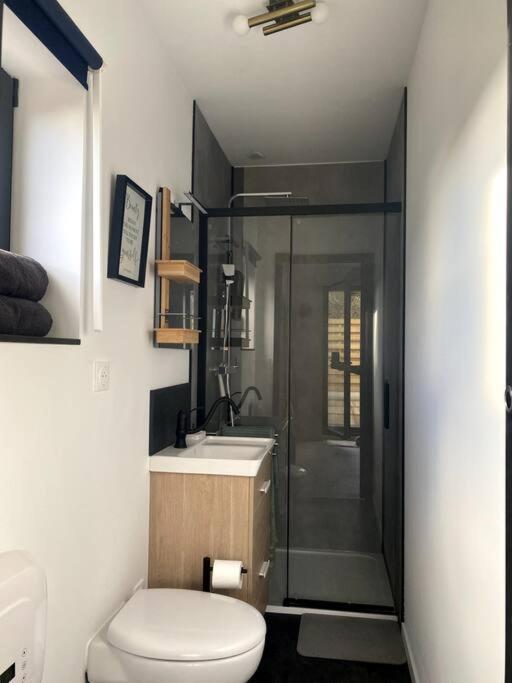 Entre Ville Et Campagne Appartement Cosy Avec Parking Et Terrasse Wood Coutiches ภายนอก รูปภาพ