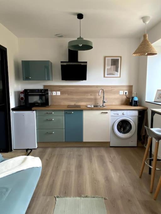 Entre Ville Et Campagne Appartement Cosy Avec Parking Et Terrasse Wood Coutiches ภายนอก รูปภาพ